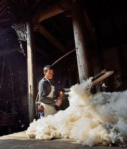 彈棉花[中國傳統手藝]