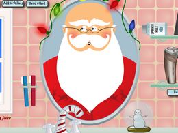 聖誕老人刮鬍子