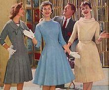 上世紀50年代末的小禮服