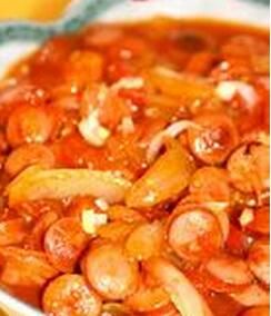 番茄燴泥腸 番茄燴泥腸