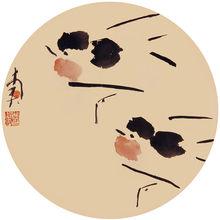 吳冠南水墨鳥作品