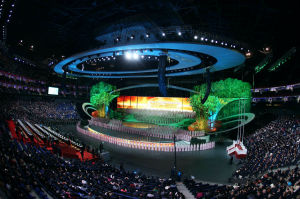 2010年上海世博會開幕式獲得很高評價