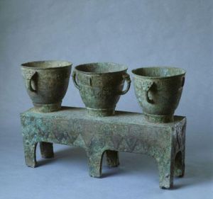 三聯銅甗 三聯銅甗