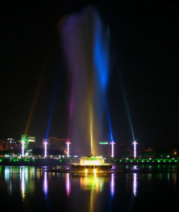 新豐江音樂噴泉