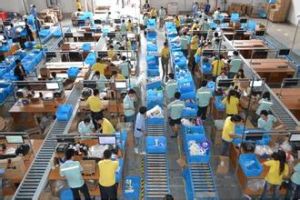 萬單貨量現場俯瞰圖-