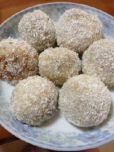 椰蓉紅豆糯米糍 椰蓉紅豆糯米糍