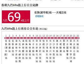 香港公交九巴69x路 香港公交九巴69x路