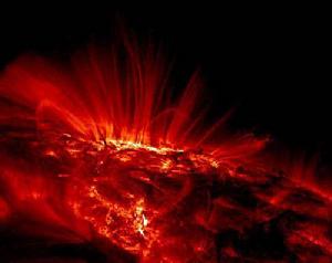 （圖）太陽風暴