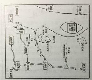 如皋江道變化圖
