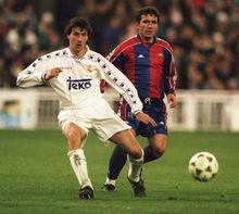 1995年巴薩與皇馬世紀大戰中的哈吉
