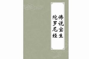 佛說寶生陀羅尼經 佛說寶生陀羅尼經