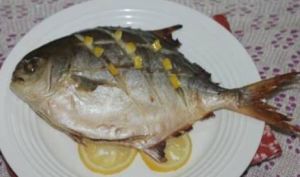 檸香鹽烤鯧魚 檸香鹽烤鯧魚