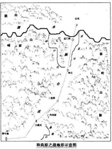 和尚原之戰示意圖