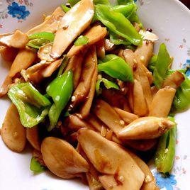 青椒炒杏鮑菇 青椒炒杏鮑菇