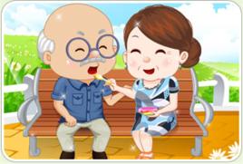 恩愛的老年夫妻 恩愛的老年夫妻