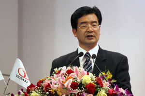 李川在會上致辭