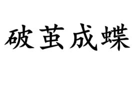 破繭成蝶[漢語成語]