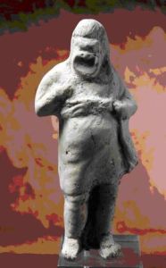 古希臘喜劇演員雕像 古希臘喜劇演員雕像