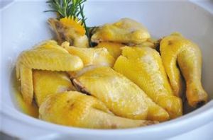 水晶火夾雞 水晶火夾雞