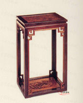 清紫檀癭木面長方香幾 清紫檀癭木面長方香幾