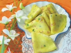 雪裡蕻煎蛋餅 雪裡蕻煎蛋餅