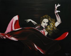 弗拉門戈油畫系列10號作品