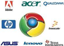 與谷歌Chrome OS作業系統合作的廠商