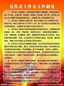 黨代表制度 黨代表制度