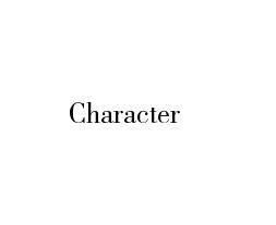 character character