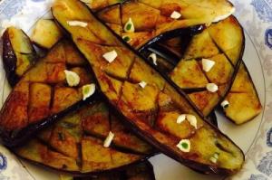 電餅鐺烤茄子 電餅鐺烤茄子