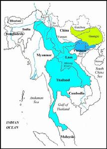 所謂“壯泰民族國家聯盟”各成員民族優勢區