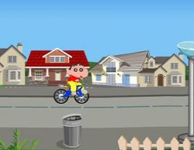 蠟筆小新騎車上學 蠟筆小新騎車上學