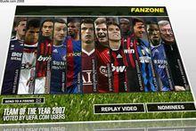 2007年歐洲足聯年度最佳陣容