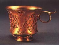 掐絲團花金杯 掐絲團花金杯