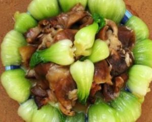 香菇油菜燒豆腐 香菇油菜燒豆腐