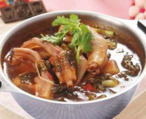 酸蘿蔔鵝掌火鍋 酸蘿蔔鵝掌火鍋