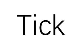 tick[英語單詞]