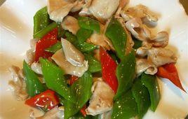 辣椒炒肚片 辣椒炒肚片
