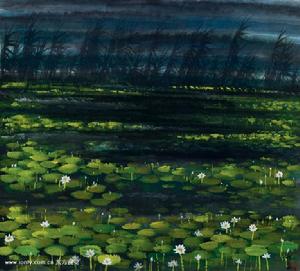 《荷塘》(圖一)