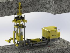 天井鑽機掘進 天井鑽機掘進