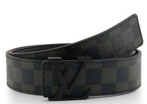 INITIALS Damier Graphite