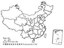 貂熊中國分布圖