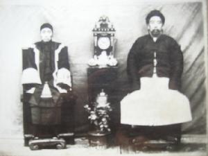 張友清父母合影