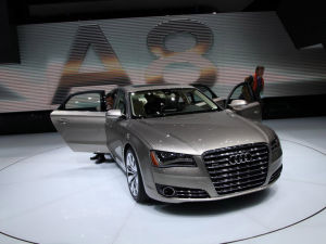 汽車奧迪a8車展