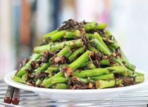 梅菜肉末炒豆角 梅菜肉末炒豆角
