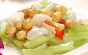 夏果西芹炒玉帶 夏果西芹炒玉帶