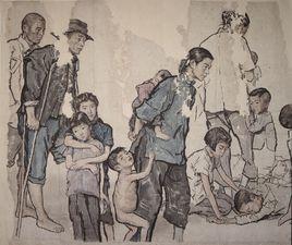 蔣兆和流民圖 蔣兆和流民圖