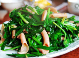 炒韭菜海腸 炒韭菜海腸