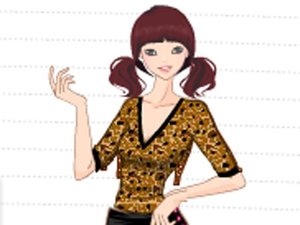 豹紋抹胸 豹紋抹胸