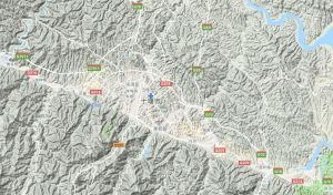 十堰衛星地形圖